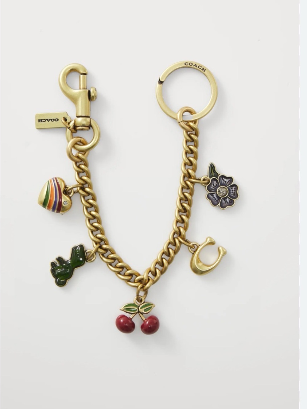 Coach Motif Chain Bag Charm – Rare & Discontinued